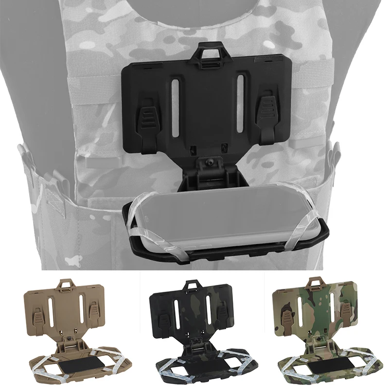 Molle-Placa de navegación táctica plegable Universal para teléfono, equipo militar CS Wargame, accesorios Airsoft - imagen 2