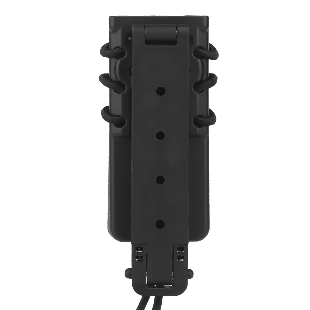 Funda táctica para cargador de 9mm, bolsa extendida para pistola Mag de 9MM .40cal Glock STI Mag Carrier Airsoft, accesorios de tiro - imagen 4