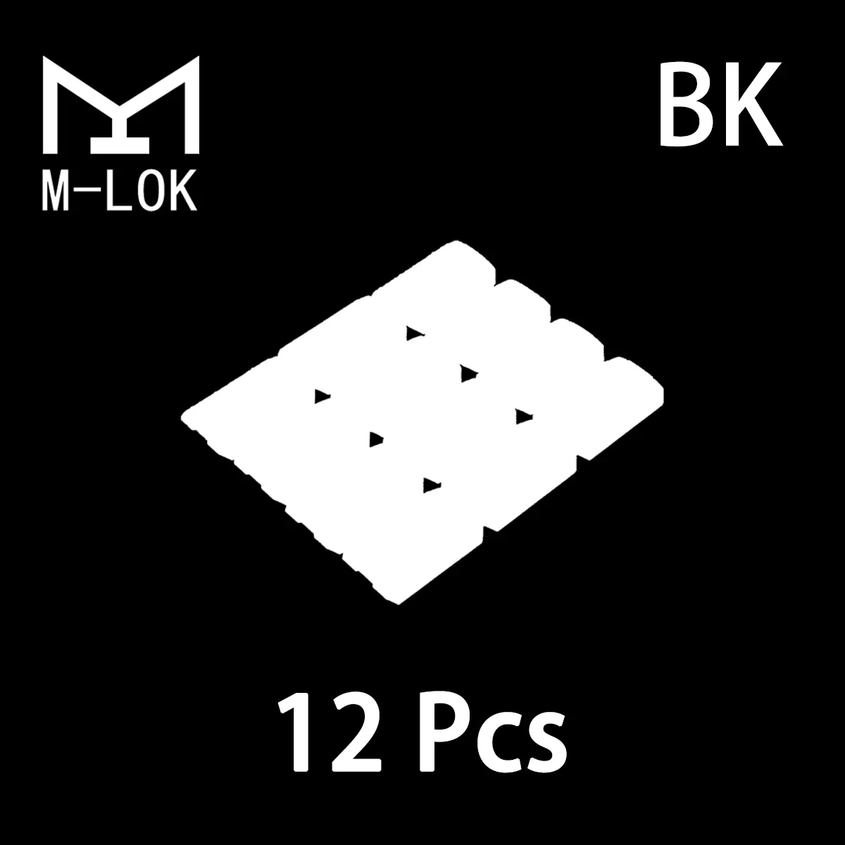 12PCS MLok BK