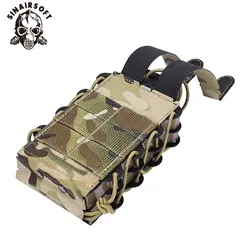 SINAIRSOFT Bolsa táctica Molle doble capa 5.56/7.62 para M4 AR15