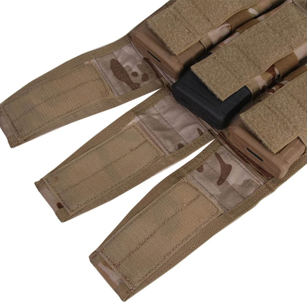 Emersongear, bolsa táctica con solapa Triple para revistas, bolsa de almacenamiento expuesta, Molle, caza, Airsoft, senderismo, combate, EM6365 11,11 ventas - imagen 2