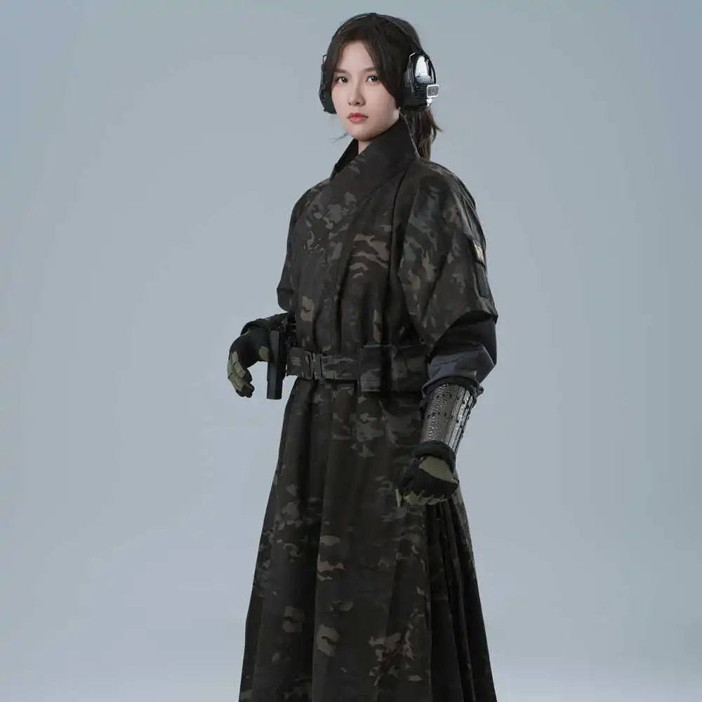 Funda de camuflaje estilo chino mejorado, cortavientos Yuanming - imagen 2