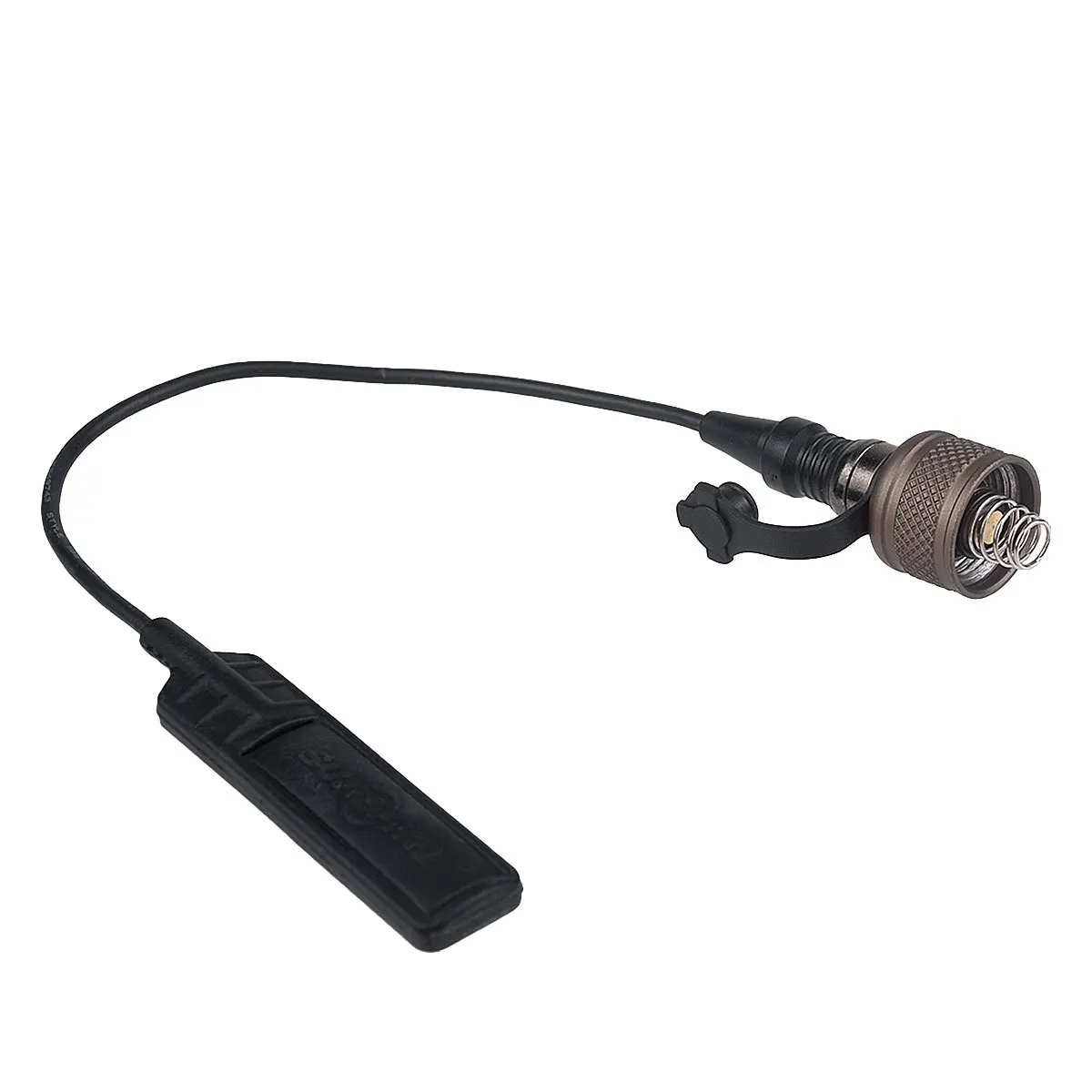 Linterna táctica Surefir, interruptor de presión remota para luz de explorador M300 M600, botón de interruptor largo + cubierta trasera de Metal - imagen 3