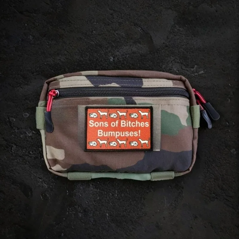 Parche táctico con impresión divertida, insignia de moral militar, parche de gancho y bucle para mochila, ropa decorativa - imagen 3