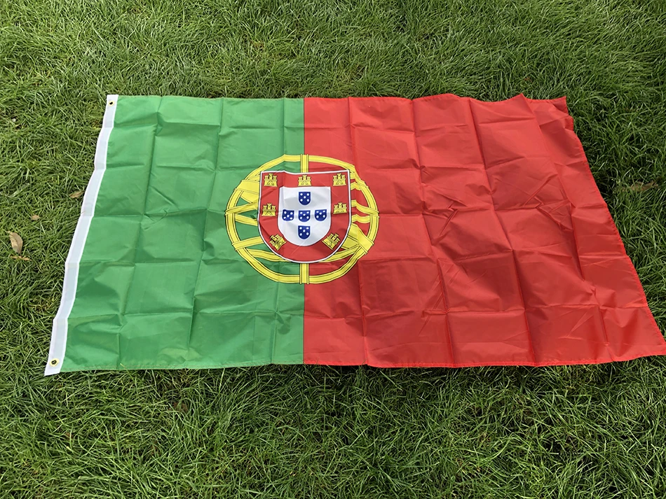 Bandera portugal SKY FLAG, 3 pies x 5 pies, 90x150cm, bandera portugal colgante, bandera estándar de poliéster, decoración del hogar para interiores y exteriores - imagen 2