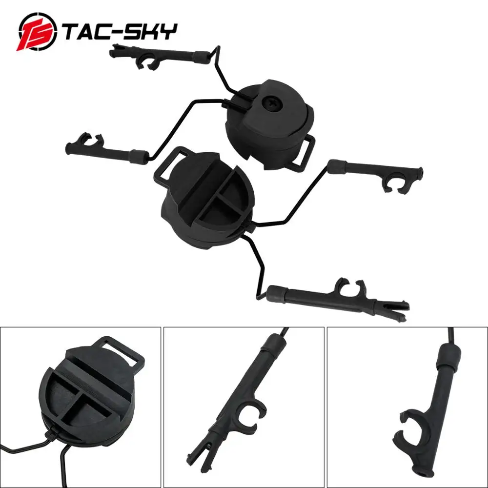 TAC-SKY Fast Ops Core casco ARC Track adaptador auriculares tácticos soporte COMTA y nueva diadema desmontable TPE COMTA I II III XPI - imagen 3