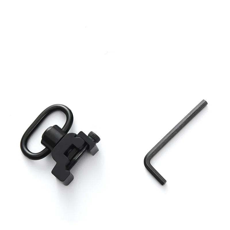 QD de Metal de liberación rápida con Base, hebilla de anillo de eslinga de 20mm, hebilla de correa de hombro táctica, herramientas para exteriores - imagen 4