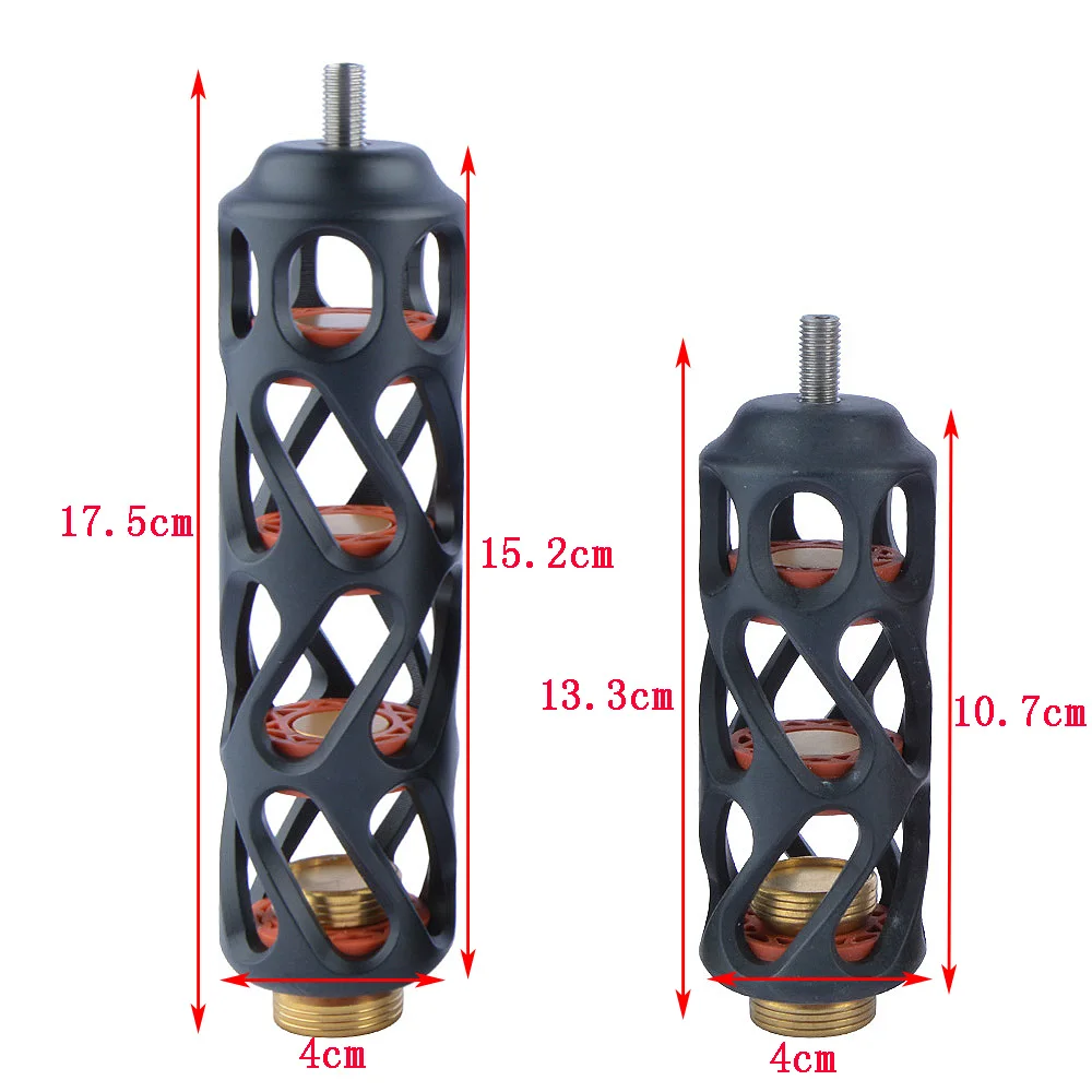 Estabilizador de arco compuesto, amortiguador de aleación de aluminio para tiro con arco al aire libre, accesorios de tiro de caza, 4 ", 6", 1 unidad - imagen 3