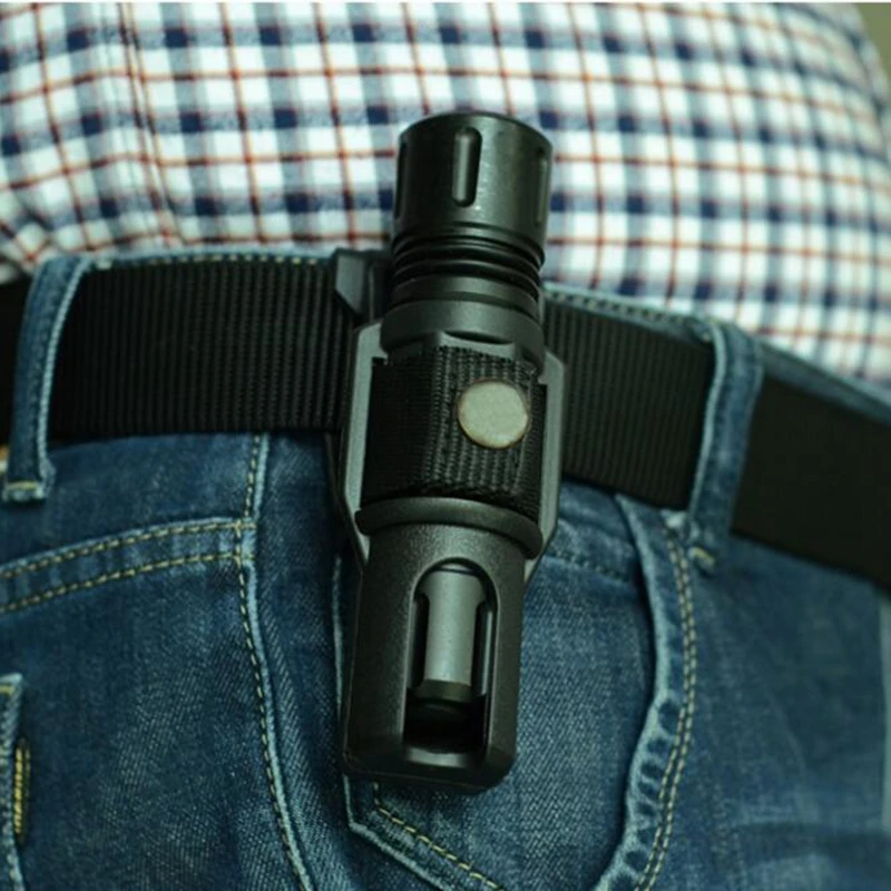 Soporte para bastón telescópico, funda Universal con rotación de 360 grados, bolsillo táctico para cinturón, se adapta a bastón de 16 a 21 pulgadas - imagen 3