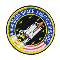 Parche Velcro bordado misión NASA - insignia táctica para mochila