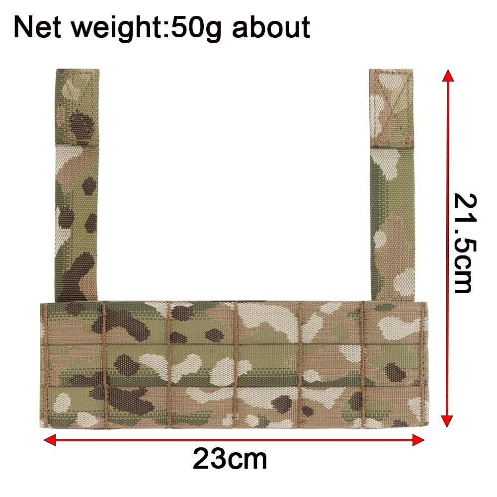 Placa de expansión MOLLE de aparejo de pecho, dispositivo de usuario final táctico, arnés de aparejo de pecho, accesorios de chaleco de caza D3CRM D3CRX - imagen 2