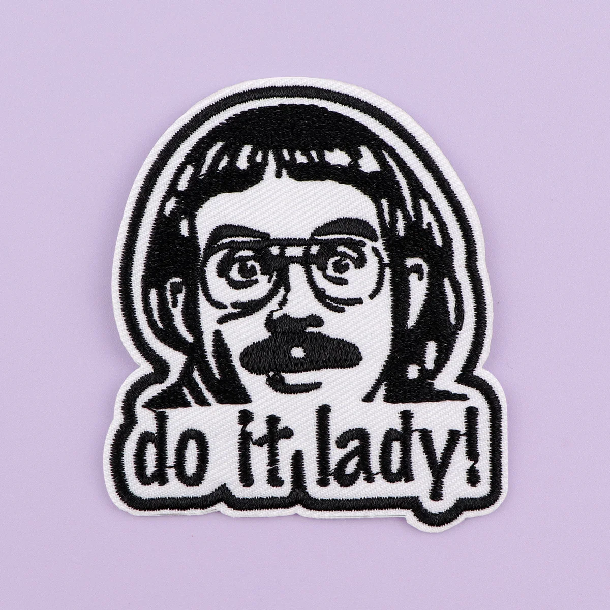 Do it lady-Parche para planchar, parche para ropa, parche bordado divertido, accesorios de ropa, pegatinas de costura - imagen 4