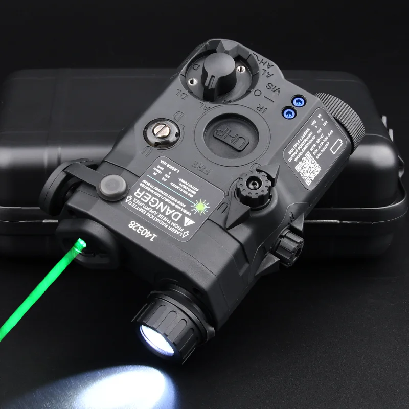 WADSN Tactical LA PEQ 15 Láser IR Fill Rojo/Verde/Azul & Linterna Airsoft SureFir M300 M600 & Interruptor de Presión Remoto AXON para Caza - imagen 2