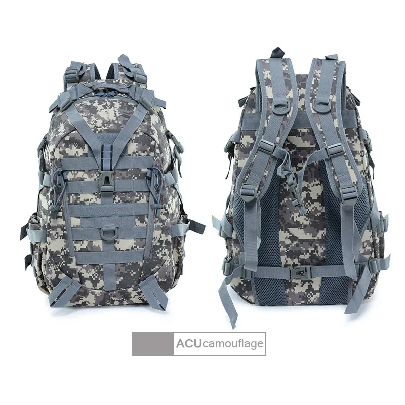 Mochila de camuflaje 900D para hombre, Mochila deportiva táctica multifuncional para exteriores, senderismo, Camping, Montañismo - imagen 4