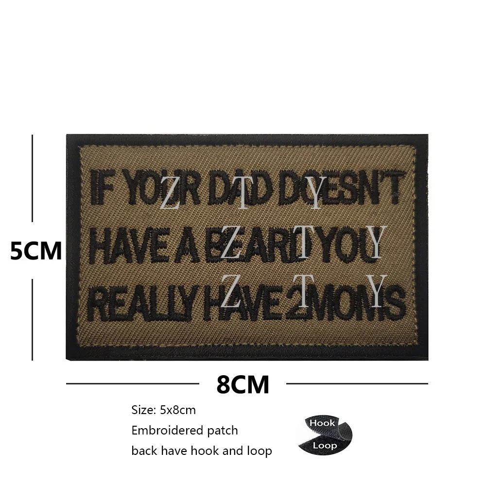 Personalidad alfabeto inglés puedo arreglar todo parche bordado brazalete bolsa con frases motivacionales mochila parche con gancho - imagen 5