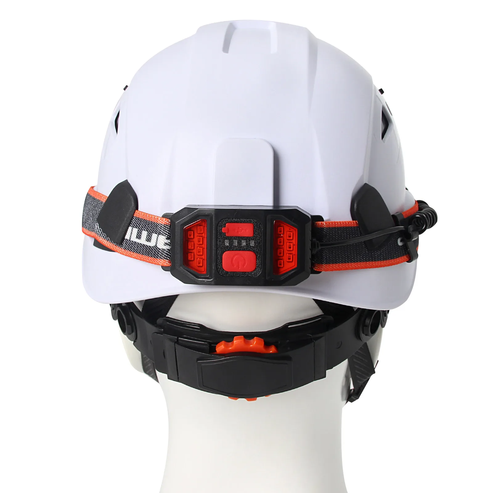 Casco de seguridad para construcción CE con tira de faro Led y luz trasera de advertencia, casco duro ABS, gorro de trabajo Industrial ANSI ligero - imagen 2