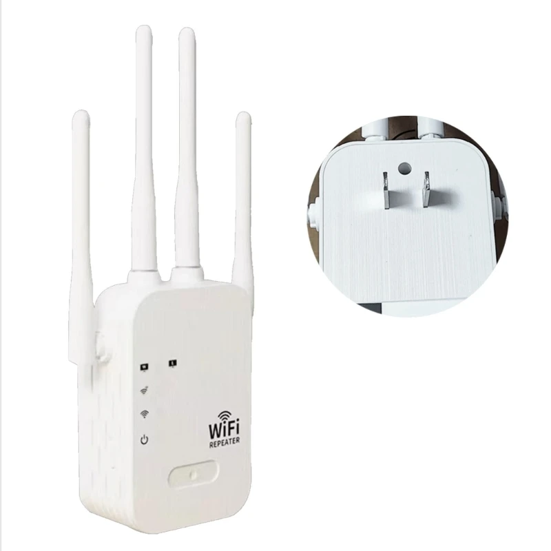 Repetidor de señal Wifi inalámbrico amplificador WiFi extensor red Booster Router 2,4 + 5G Dropship - imagen 2