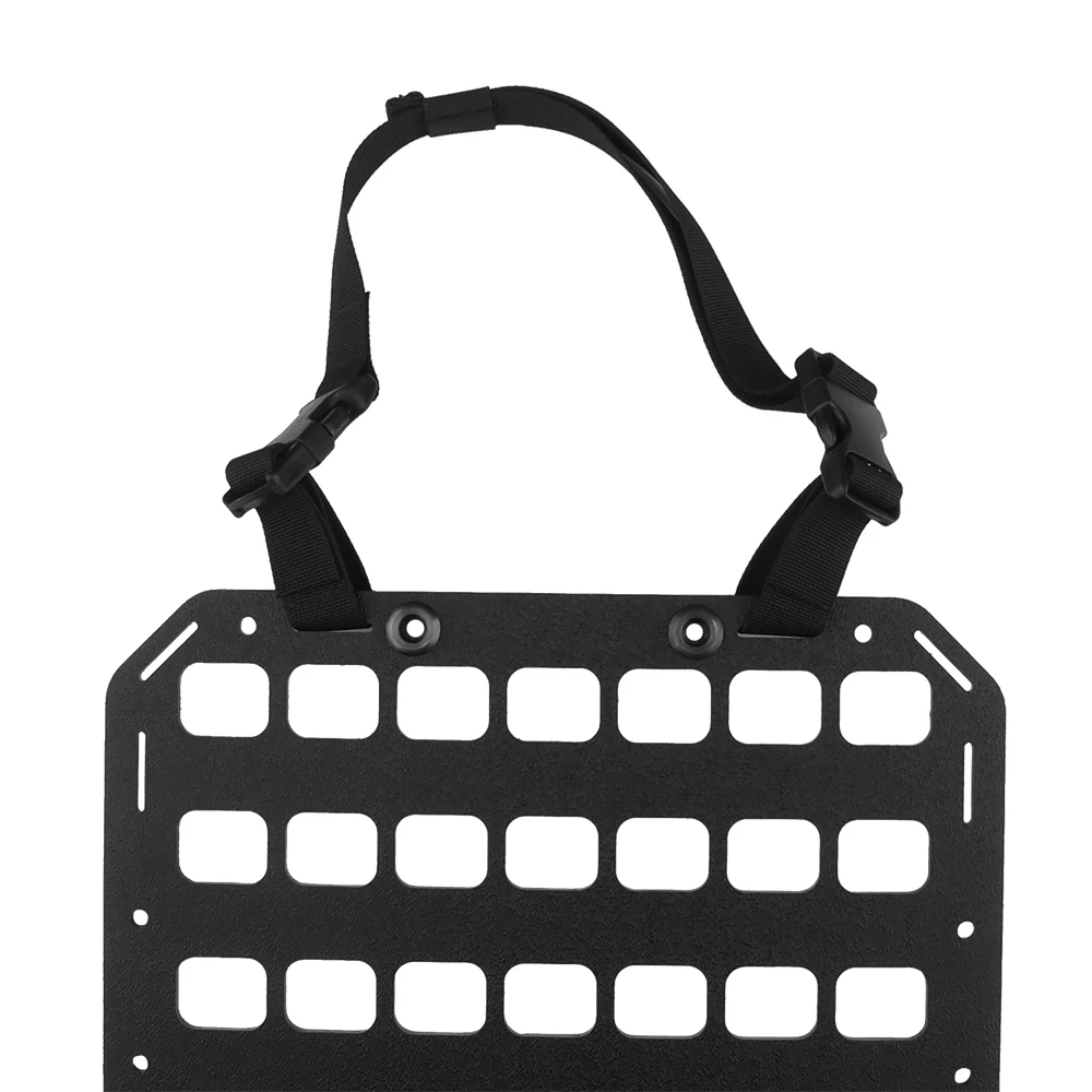 Panel táctico rígido MOLLE para coche, estante de almacenamiento de exhibición para asiento trasero de vehículo, accesorios de pistola para pared, bolsa de coche, soporte de engranaje - imagen 5