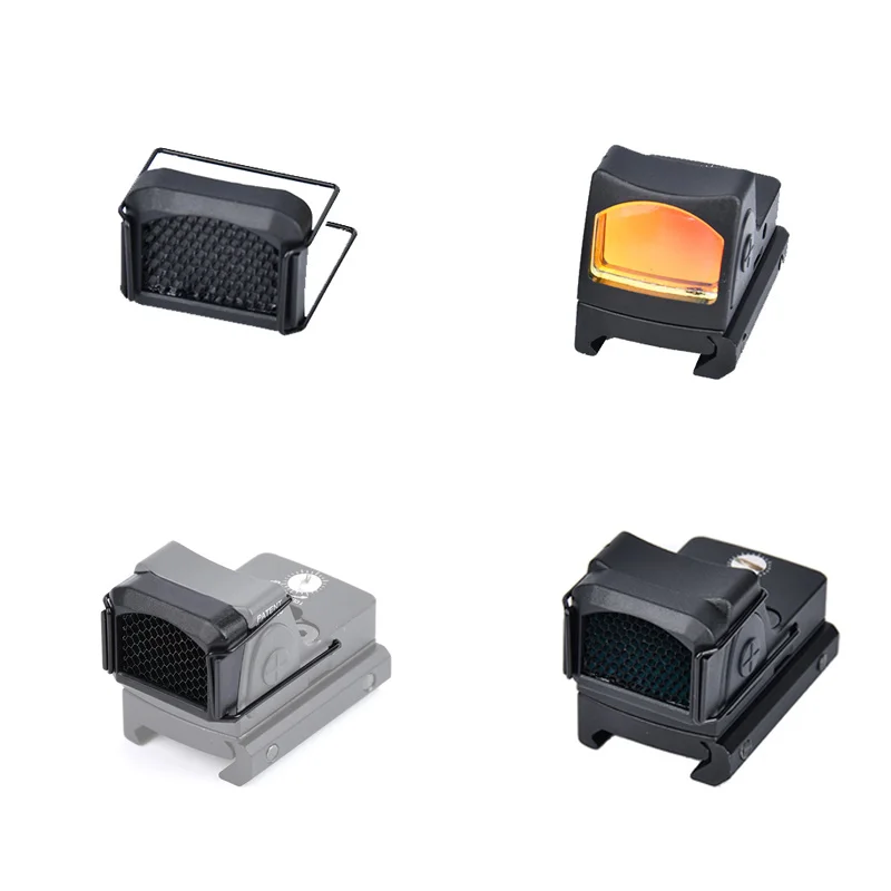 WADSN EOTECH - Lente protectora de punto rojo para mira de rifle, accesorio protector de malla metálica Airsoft - imagen 3