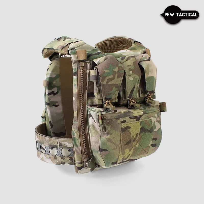 PEW TACTICAL V5 FCPC chaleco placa trasera suplemento subpaquete Airsoft Triple bolsas para revistas chaleco de caza portador de placa BP05 - imagen 3