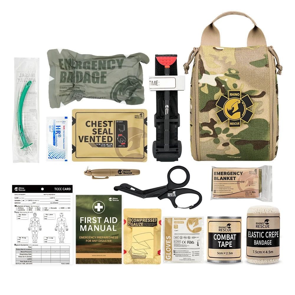 IFAK táctica bolsa de rescate trauma rinoceronte kit médico