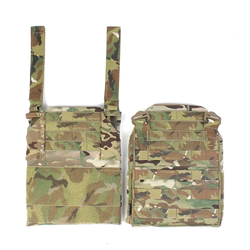 PEW chaleco táctico estilo HSP, bolsa delantera y trasera, portador de placa de tórax, AIRSOFT, caza - imagen 4
