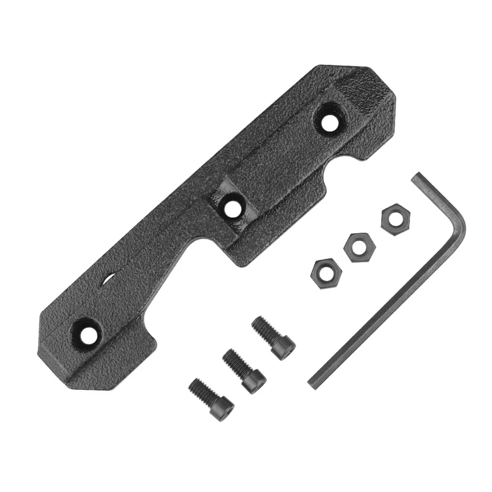 Placa lateral táctica de cola de milano de acero AK47, receptores estampados fresados, se acepta montaje de alcance de riel lateral AK Ruger 10/22 Mossberg 500