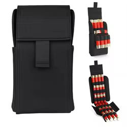Porta cartuchos táctico MOLLE para escopeta, bolsa cinturón