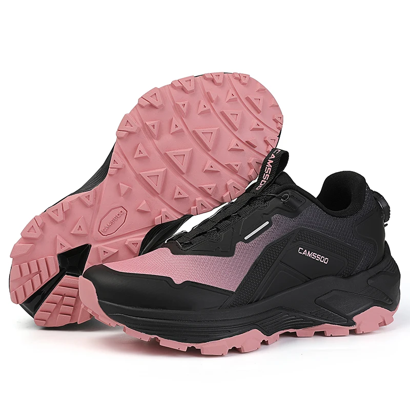 CAMSSOO zapatos de senderismo para hombre, zapatos transpirables para deportes al aire libre, zapatos de escalada todoterreno para mujer, zapatillas de Trekking, botines, zapatos para correr - imagen 5