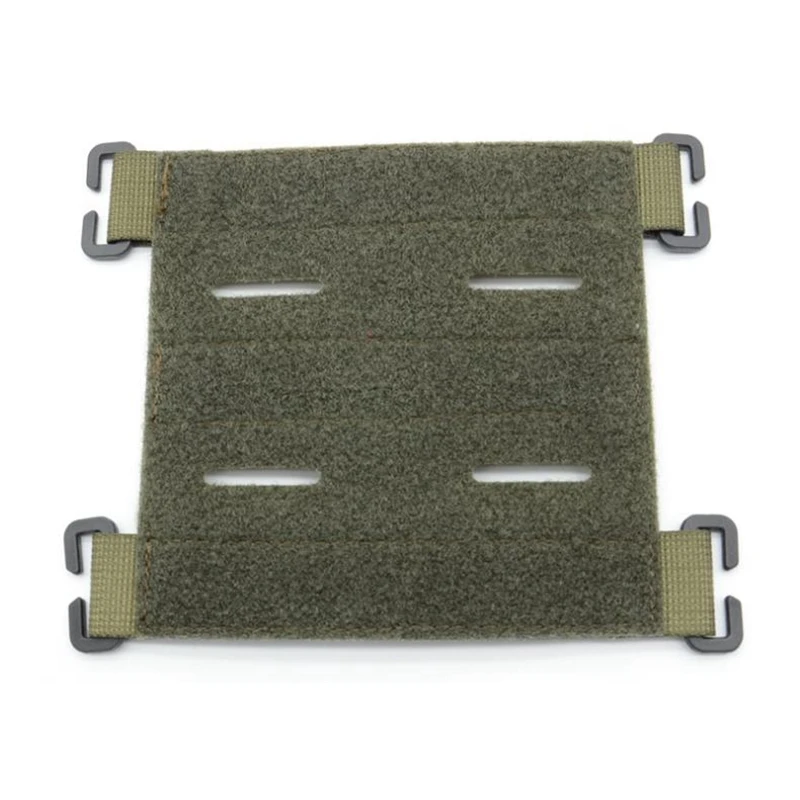 Chaleco de caza táctico de nailon Velcr0, base de gancho y bucle, parche táctico, accesorios de extensión de mochila - imagen 5