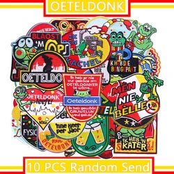 10 Uds. Parches bordados aleatorios de Países Bajos Oeteldonk en ropa parche de Carnaval de Países Bajos parches para planchar para insignia de ropa