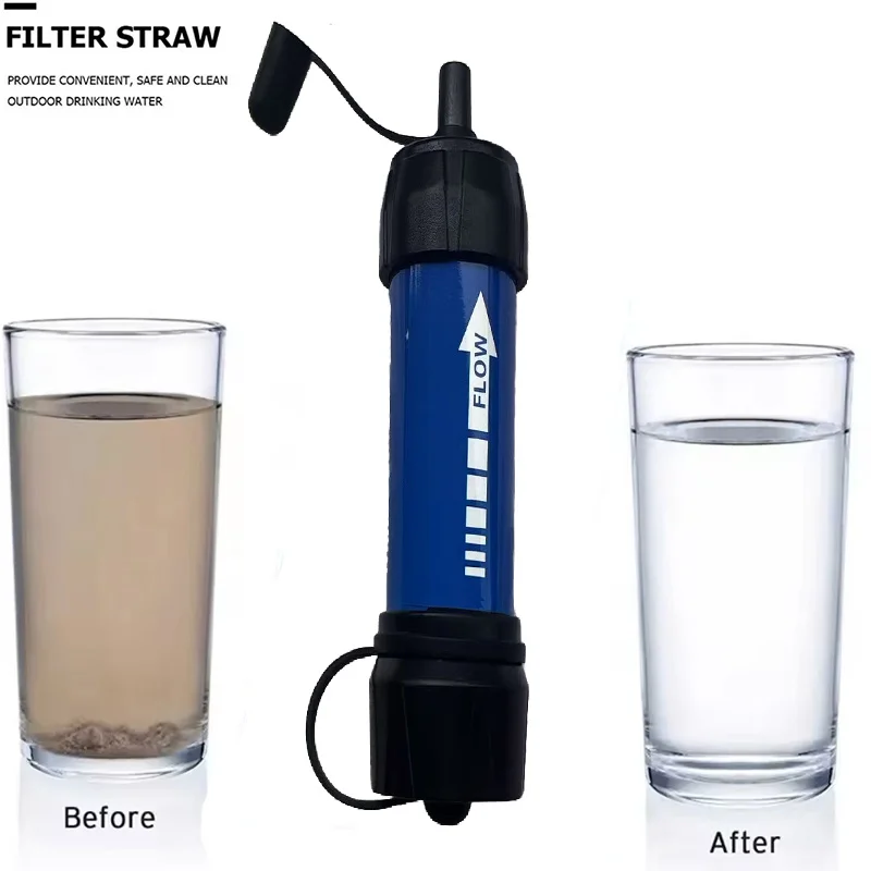 MINI filtro de agua portátil para exteriores para senderismo, acampada y supervivencia de emergencia, purifica la fuente de agua en adelante, emergencia y desastre - imagen 5