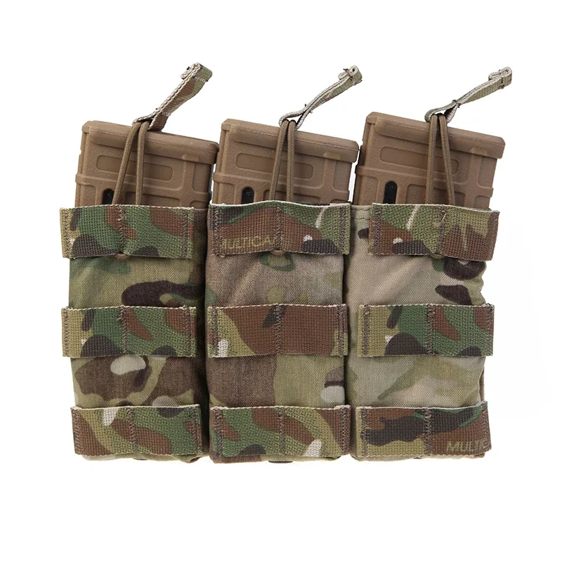 Emersongear Triple Open Top Mag bolsa táctica Modular revista Molle bolsa para caza juego de guerra senderismo Trekking EM6355 - imagen 3