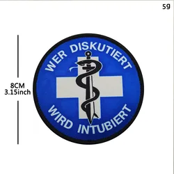 MEDIC TEMS parche médico táctico gancho y bucle para mochila