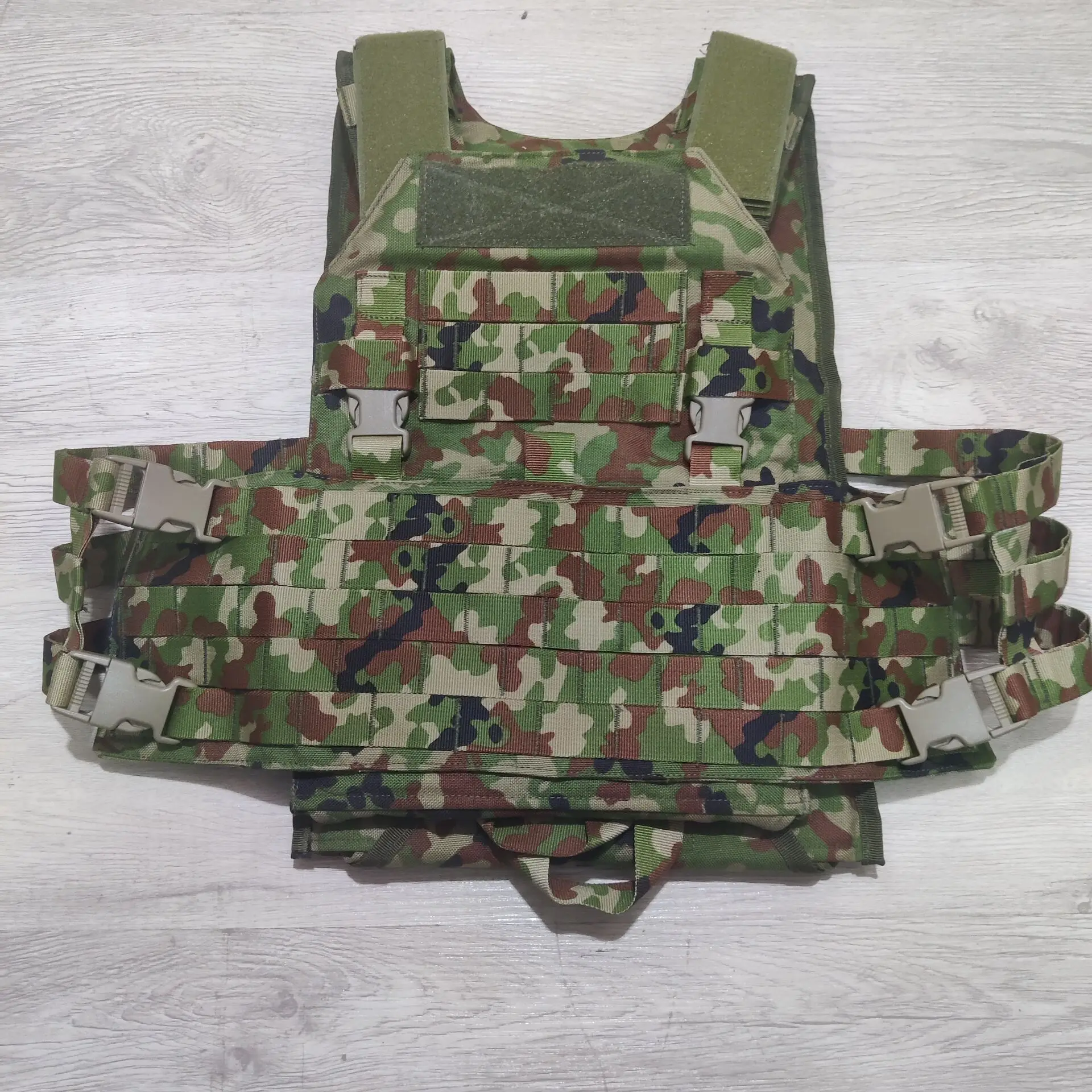 Nuevo chaleco táctico JGSDF de camuflaje de punto solar con equipo de caza desmontable de alambre de acero - imagen 2