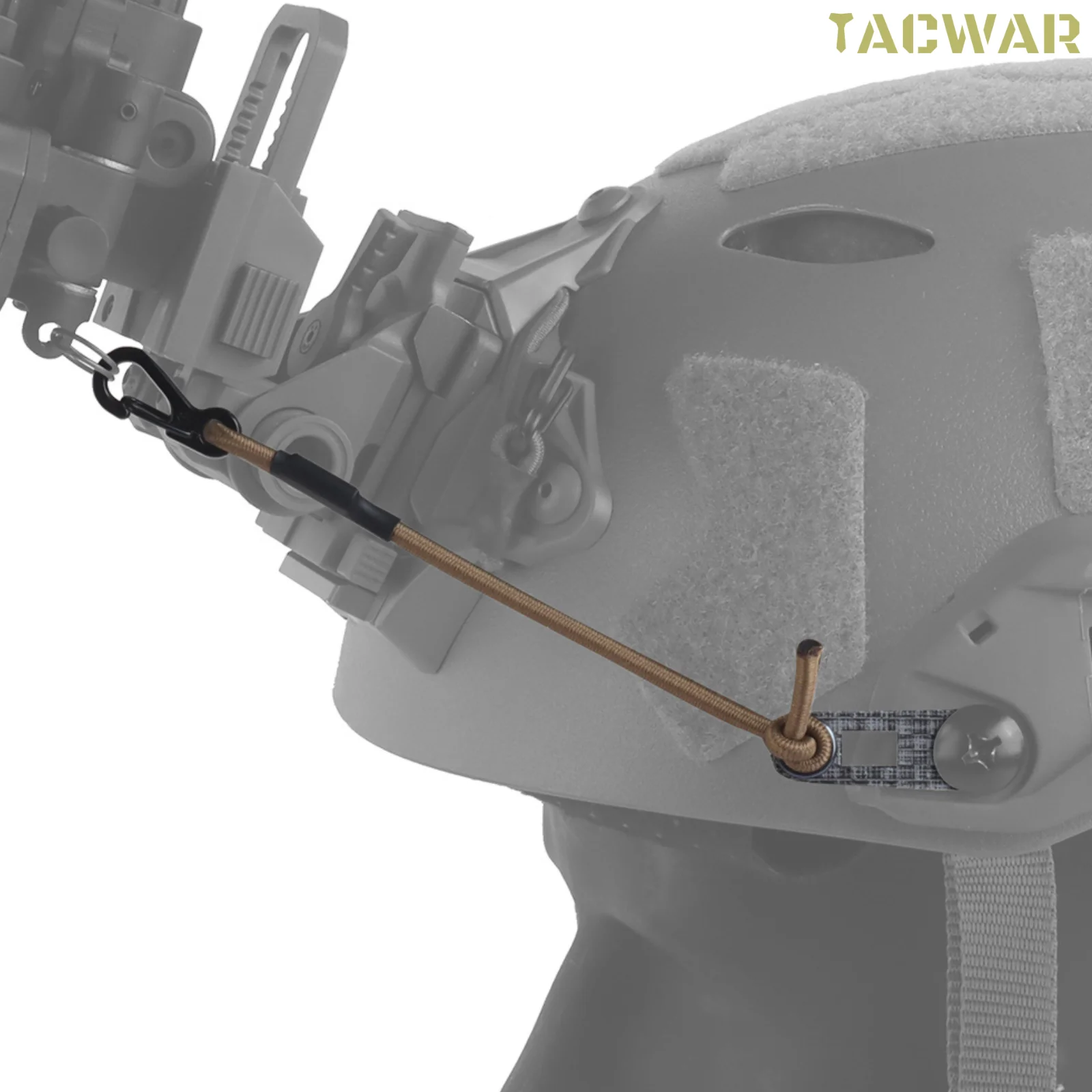 Cordón de retención NVG elástico para casco PVS14 PVS31 Airsoft - imagen 2