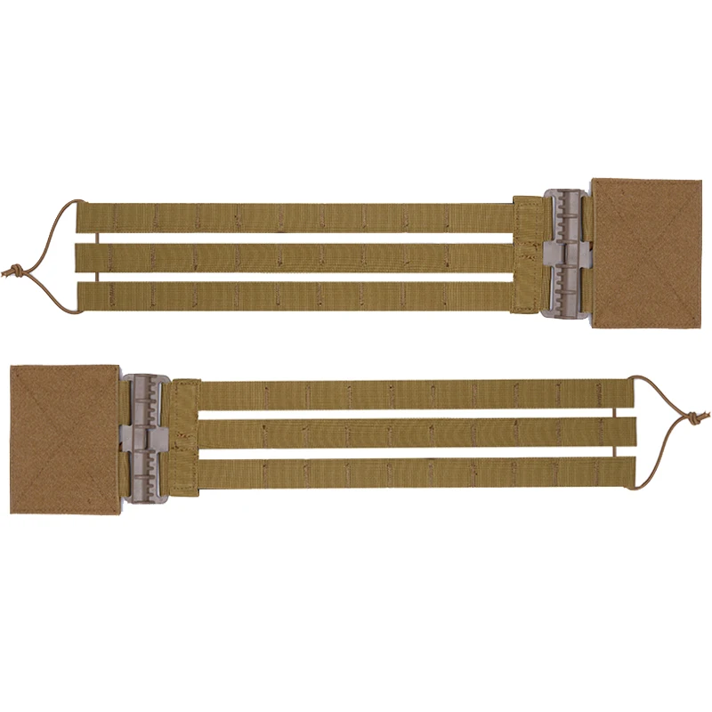 Accesorios para chaleco táctico, Kit Molle con hebilla de liberación rápida, chaleco Universal para caza Airsoft, cinturón, 2 uds., conjunto de hebilla de extracción rápida - imagen 4