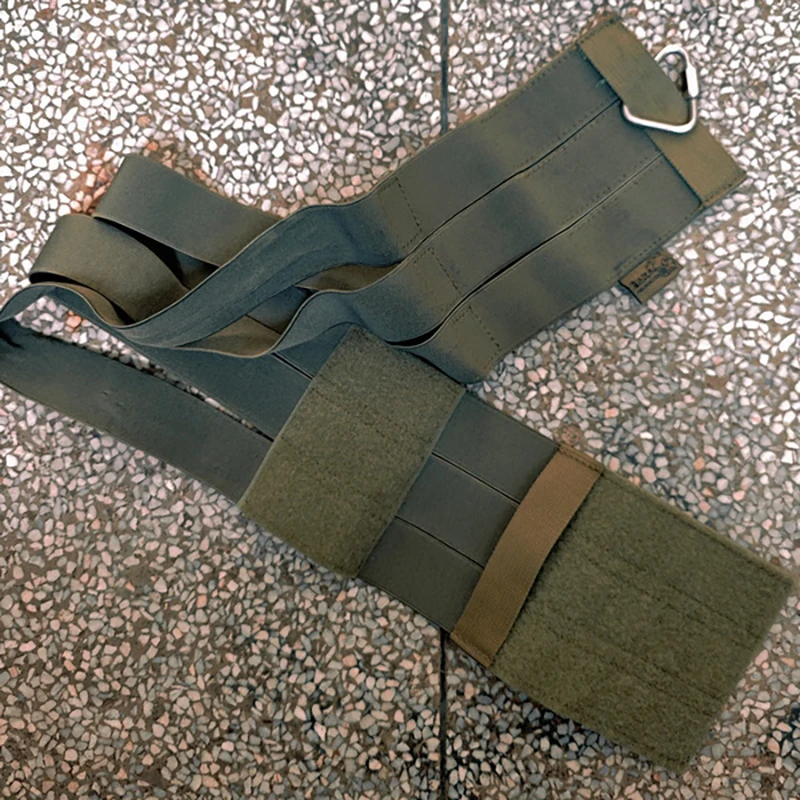 Correa autoadhesiva táctica elástica con gancho y bucle para fijación de equipo de carrera y empaquetado de equipos deportivos