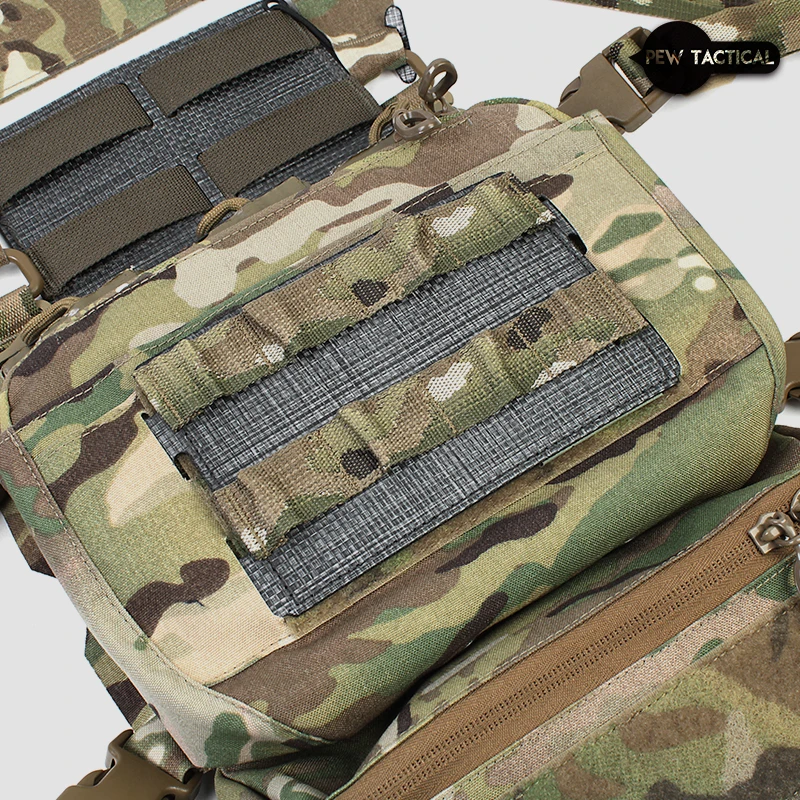 PEW táctico FORRO estilo adaptable MOLLE Panel DOPE frontal Flap AIRSOFT Accesorios - imagen 4
