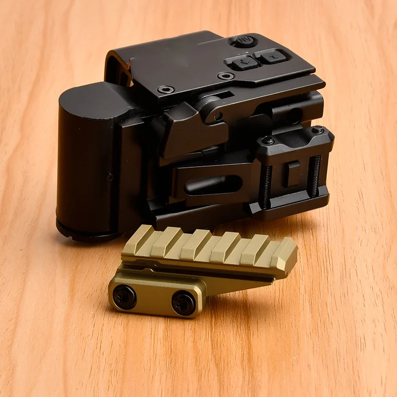 WADSN montaje láser 5 ranuras alcance Base táctica EOTA C punto rojo holográfico vista adaptador Metal equipo de caza ajuste 20mm riel Picatinny