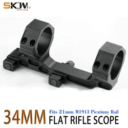 Rail Picatinny 34mm para AR15 M4 – Montaje mira negro