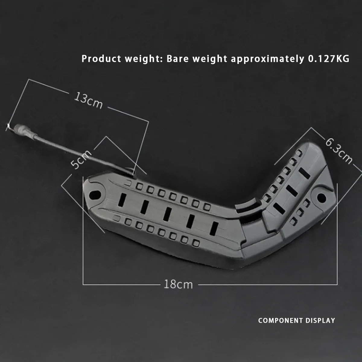 Cascos tácticos de alta calidad, riel lateral, más colores a elegir, ligeros para montaje, accesorios para casco de combate de arco rápido, 2 uds. - imagen 4