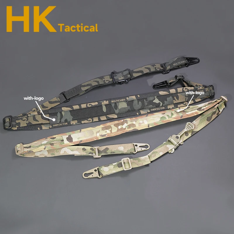 Correa de hombro Modular de combate para Rifle táctico, Ajuste rápido QD, lengüeta de tracción de goma M4 AK Sling Airsoft - imagen 5