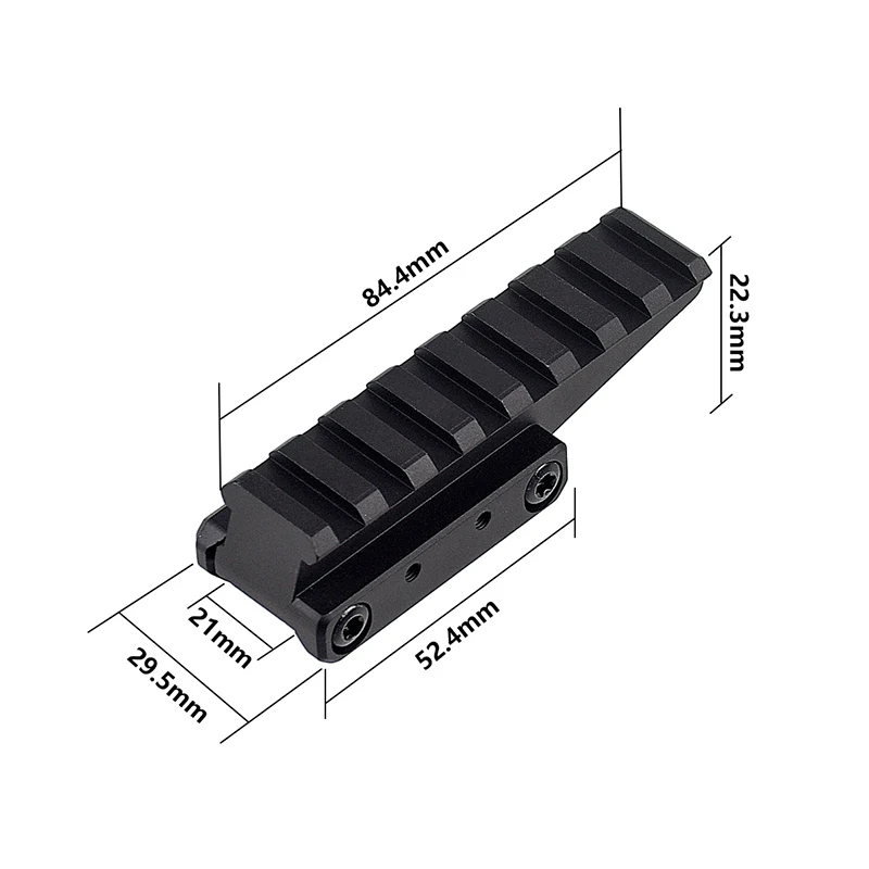 Hydra Mount Unity Mount para táctico 558 punto rojo mira holográfica punto rojo mira láser Airsoft Riser Riflescope LOGO - imagen 2