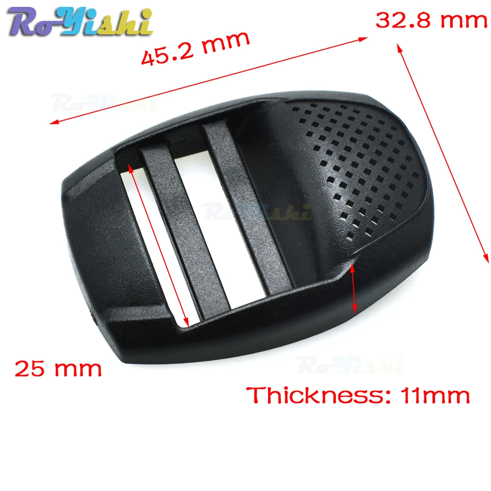 Hebilla deslizante de bloqueo de escalera de plástico de correas de 1 "(25 mm) para correas de mochila - imagen 2