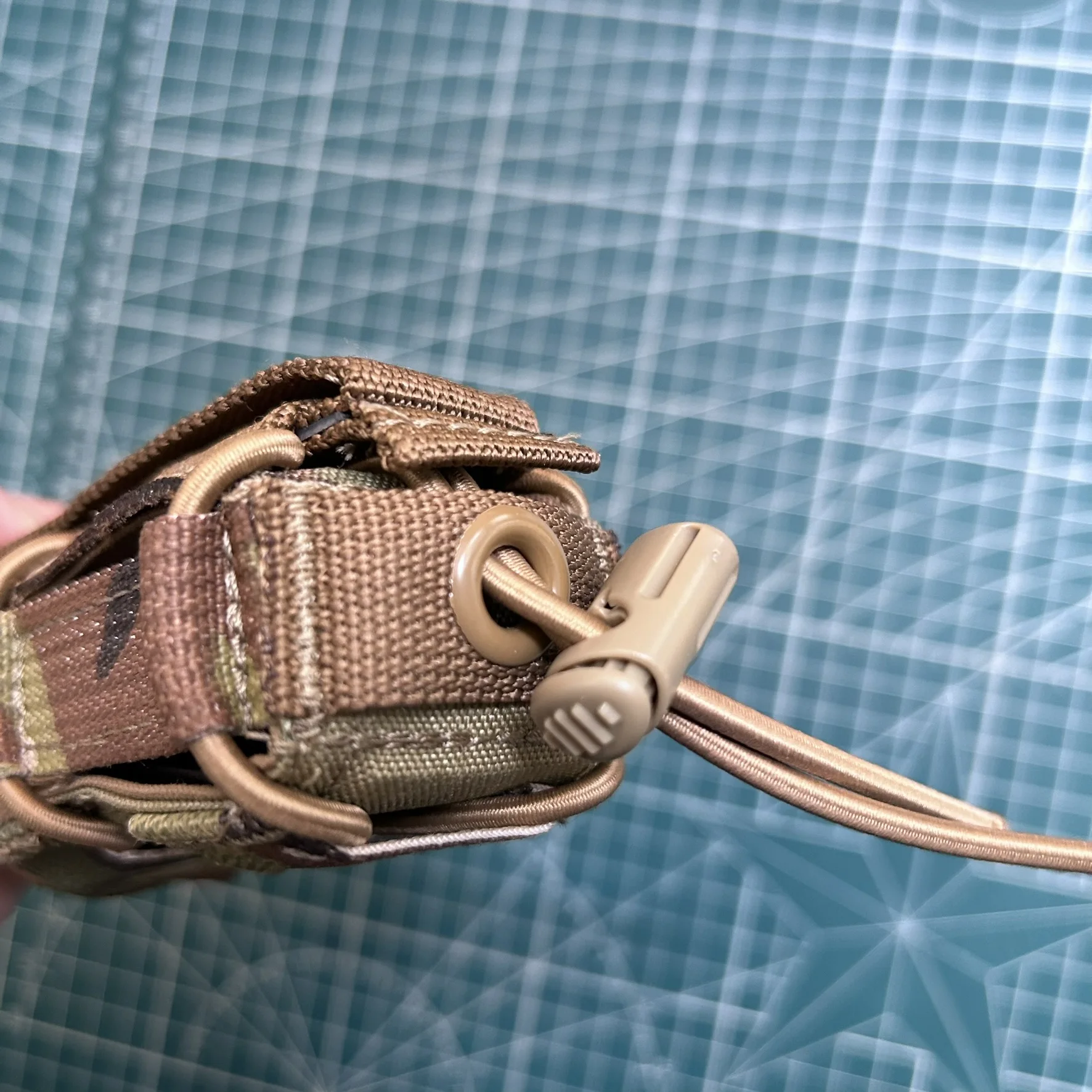 Bolsa para revistas expandible elástica individual de 9 mm - Funda táctica ajustable para pistola - imagen 2