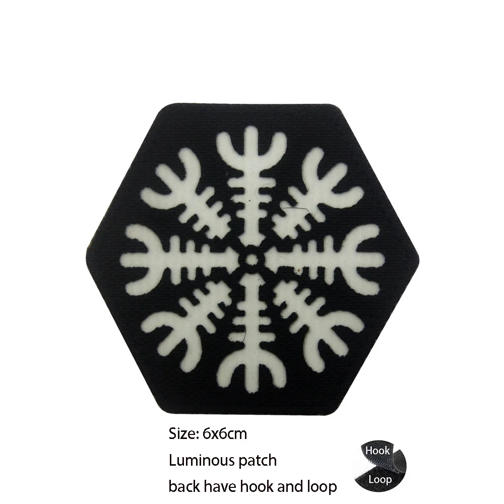 Vking Morale parche táctico hexagonal luminiscente corte láser mochila - imagen 5