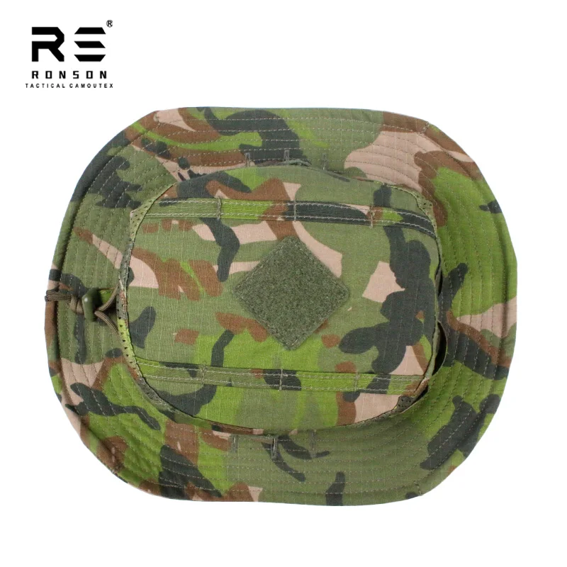 Protector solar transpirable de verano para hombre, nueva sombrilla de camuflaje, sombrero de pescador, gorra de ala redonda, colores personalizados de cinco hojas grandes - imagen 4