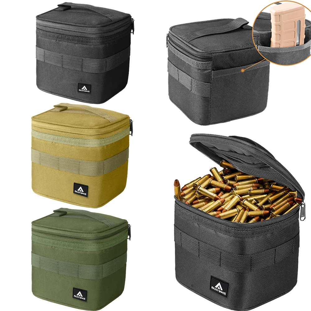 Bolsa de munición táctica 900D, estuche para balas, bolsa de munición portátil, bolsa de almacenamiento de munición, soporte para cargador de pistola y Rifle para rango de disparo