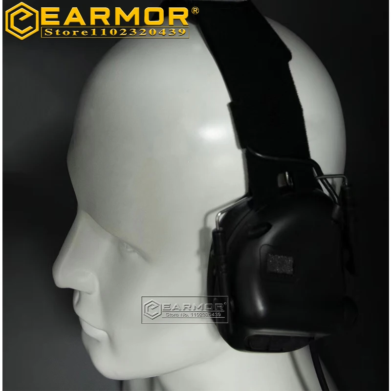 EARMOR M62 auriculares tácticos de pistola de aire, diadema, orejeras de tiro, tocado de repuesto, accesorios tácticos, equipo - imagen 3